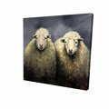 Fondo 16 x 16 in. Wool Sheeps-Print on Canvas FO2791347